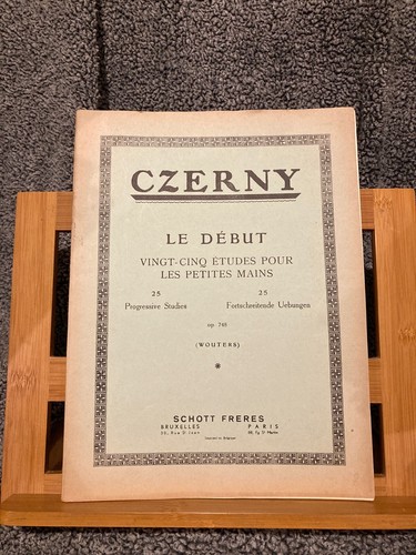 Czerny début études - le, 25