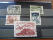 BELGIQUE TIMBRES POSTE COB N° 1032 / 1036  NEUFS* AVEC CHARNIERE SERIE PATTON