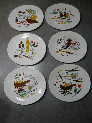 Assiettes fondue modele - 6,