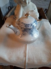Anciene cafetière ou tisanière céramique Luneville KG  décor marguerite LUC