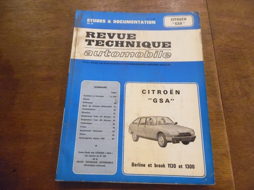 Rta citroen gsa - rta, « gsa »