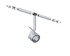 Paulmann Halogène Schienenspot / Spot Câble 4er Set 35W Chrome Verre GU4 Chaude