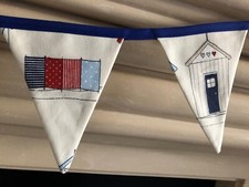 HUTTES DE PLAGE BLEUES TISSU