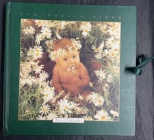 Anne Geddes Baby Photograph Album Cute 1997 Hardcover Green Unused Good Cond