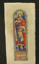 Antique sketch card drawing for San Casimir abrasive