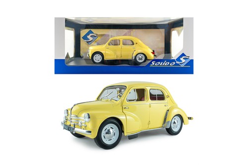 Renault 4cv 1961 jaune 1 - -, 1:18