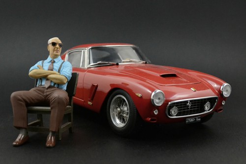 Enzo ferrari sitting - ferrari,