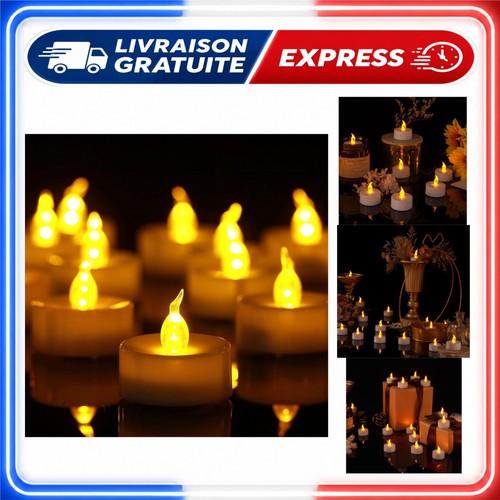 Bougies chauffe plat led lot - bougies, chauffe-plat