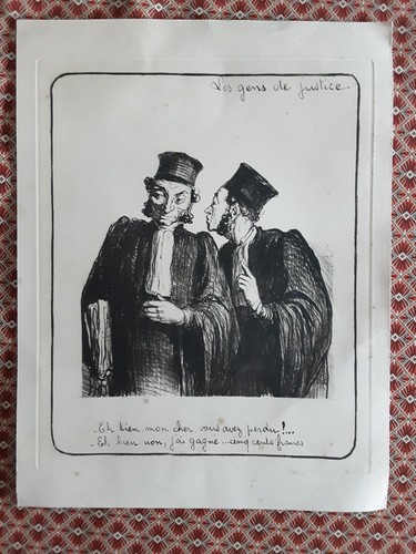 Gravure xxème honoré - gravure, daumier