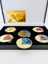 Marvel - Spiderman Pas De Voie Domestique x5 Plaqué Or Complet Pièce Kit