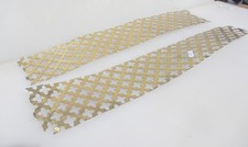 Antique Brass Mesh Grate Grill Cover Vintage Cover Old Gothic 21"x4" - £15each