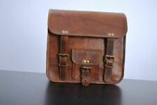 Sacoches de selle sacoches de selle pour moto en cuir marron 1 côté neuf