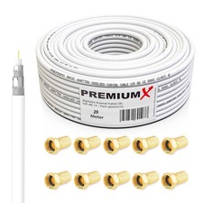 20m Câble coaxial Satellite