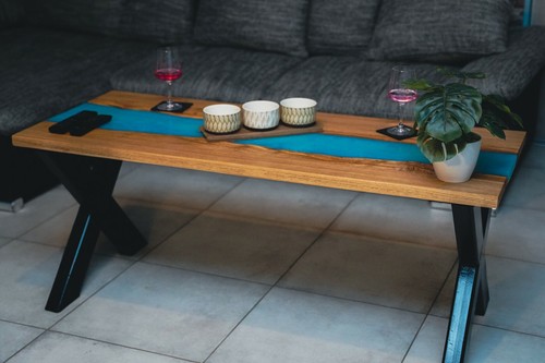 Table basse unique chêne - basse,