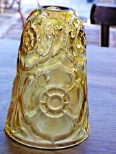 Tulipe art déco en verre