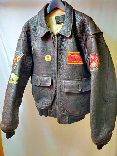 Avirex patch blouson - blouson, cuir
