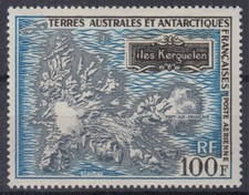 TAAF POSTE AERIENNE CARTE DES