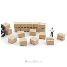 HO Lot Palox Fermés 1/87 H0