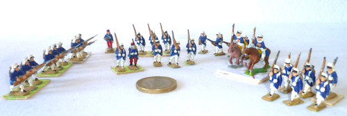 Anciens soldats plomb peint - 31,