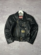 Blouson motard cuir vintage