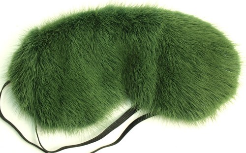 Masque cuir visage - masque, en