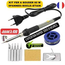 🔧Station Soudage 60W Température Réglable - Fer à Souder 5 Pointes + Kit Pro EU