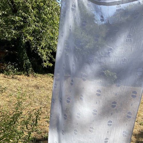 Paire voilage ancien - 1,