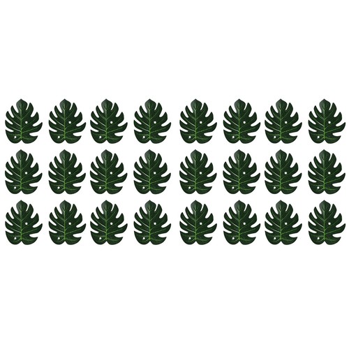 24x feuilles palmier - feuilles,