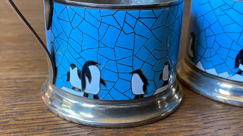 Ancien porte verre metal - ancien,