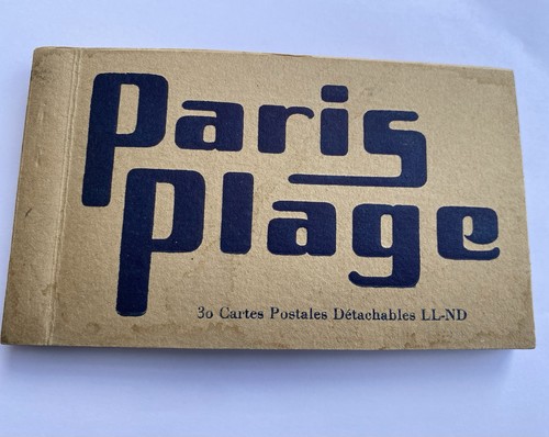 Paris plage bloc cartes - plage,