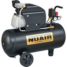 Compresseur d'air 2CV 50L NUAIR - 8 Bars, 230V, Débit 13m3/h - Modèle FC2/50N