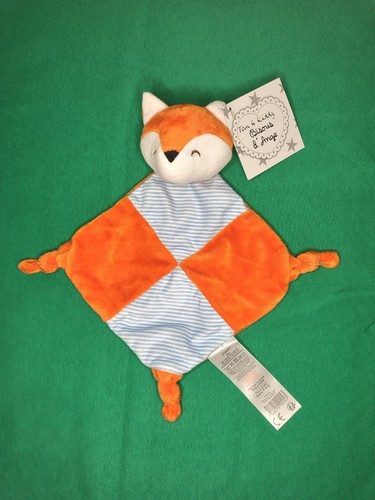 Doudou plat petit renard - petit,
