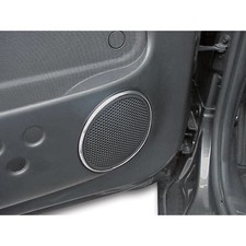 2pc Chrome Vinyl Front Speaker Bezels Molding for 2001-2005 Chrysler PT Cruiser