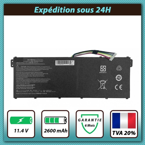 Batterie compatible pour - , acer