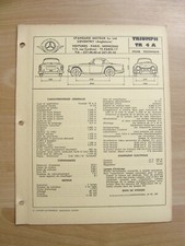 Notice fiche technique de