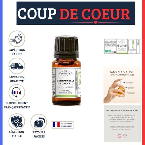 Huile essentielle citronnelle - huile,