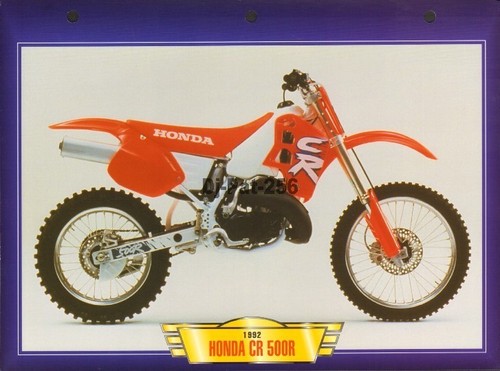 Fiche moto honda - cr, r