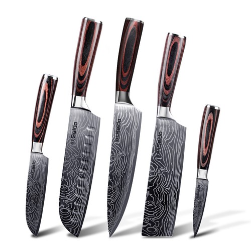 Seido knives pieces damascus - seido,