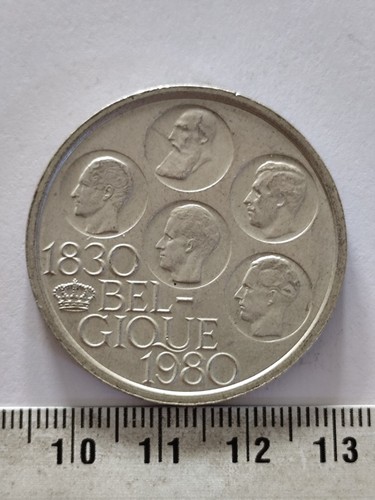 Piece 500 francs belgique 1980 - francs,