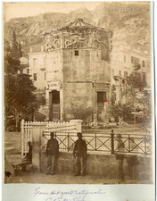 Greece, Athens, Tower of the Winds, also called Vintage d&#039;Andronicos clock