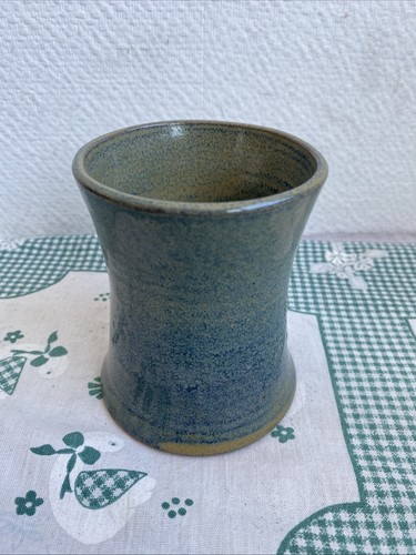 Ancien pot gres bleu signé - pot,