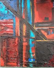 CHRISTOPHE CASSEL COTE ARTPRICE- AKOUN ORIGINAL OIL CANVAS curious Abyss