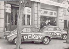ANCIENNE PHOTOGRAPHIE R.TABARIÉ PERPIGNAN PO 66 VOITURES DERBY MAGASIN MODE 4CV