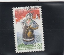 L7397 FRANCE Timbre Y&T N° 2979 de 1995 " Santons la Poissoniere " Oblitéré