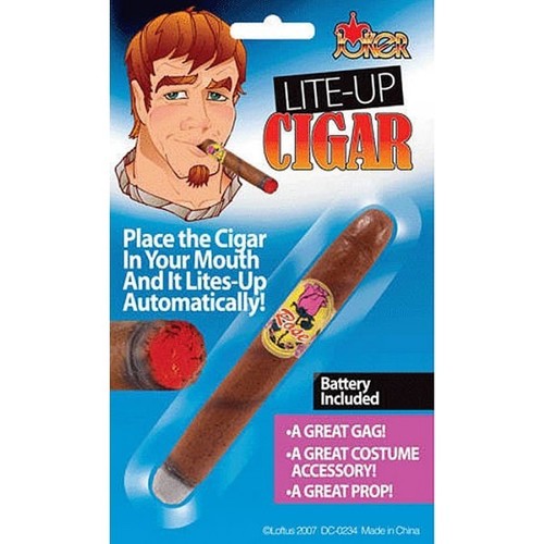 Fake lite cigar red led - fake,