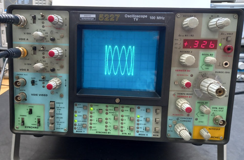 Oscilloscope schlumberger - tv,