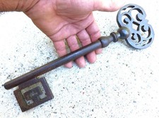 312mm, old large key, very large key forged around 1900 or before, antique key