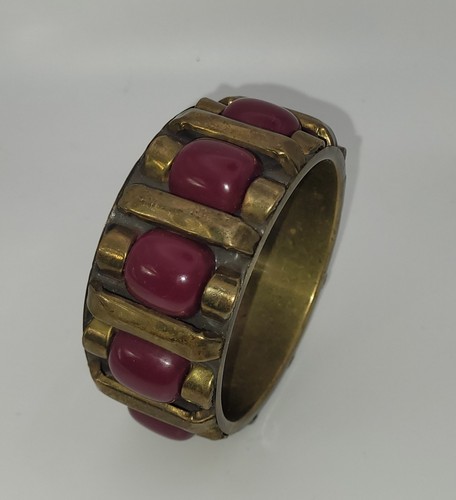 Bracelet vintage laiton - bracelet,