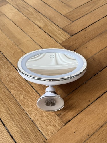 Miroir grossissant x10 led - grossissant,