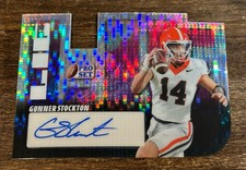 ‼️2025 LEAF METAL GUNNER STOCKTON RC AUTO #3/10 GEORGIA LIT CASE HIT
